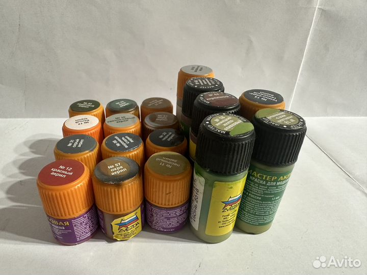 Краски для аэрографа и кисти