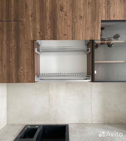 Кухонный гарнитур угловой. Кухня прямая