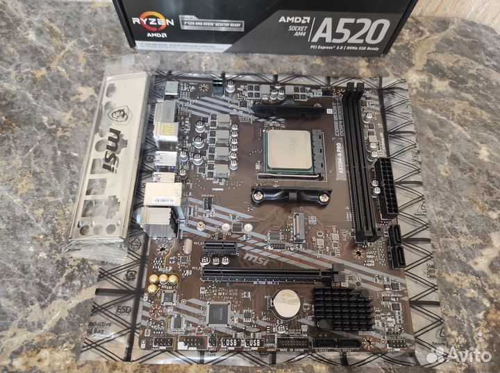 Новая плата AM4 (чек, 3 года гар-и) можно с Ryzen5