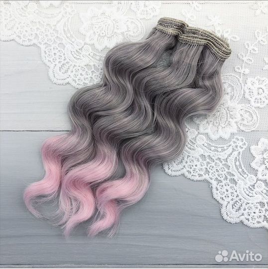 Волосы для кукол, волнистые