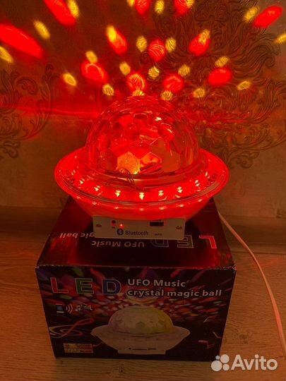 Диско-Шар Колонка с Блютузом / для Вечеринок