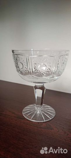 Ваза конфетница СССР хрусталь бокал