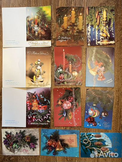 Открытки с новым годом СССР