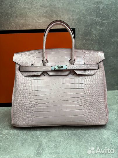 Женская сумка Hermes Birkin 35 Crocodile