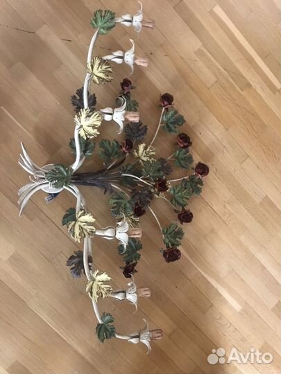 Люстра розы Италия