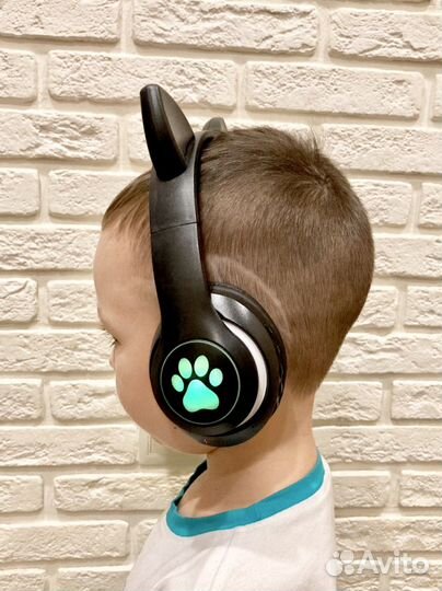 Наушники детские беспроводные с подсветкой