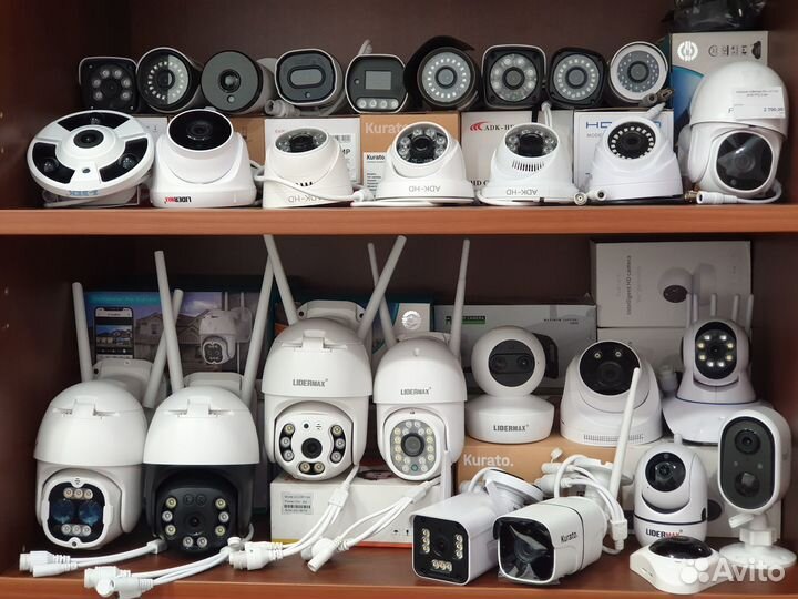 Камеры видеонаблюдения от 2 до 5 Мп IP AHD WiFi 4G