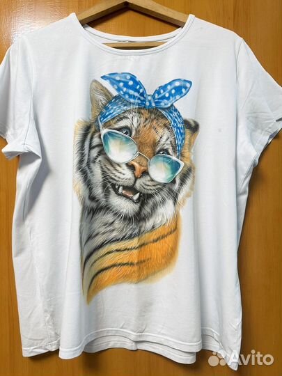 Футболки белые с принтом