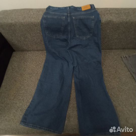 Джинсы bershka широкие, +Denim. Euro size 40