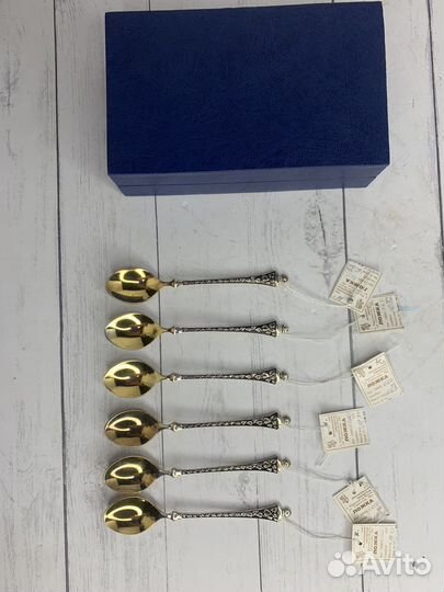 Комплект серебряных ложек 925 проба