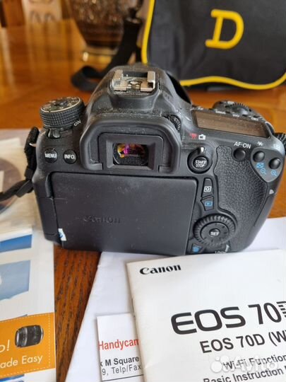 Зеркальный фотоаппарат canon 70d