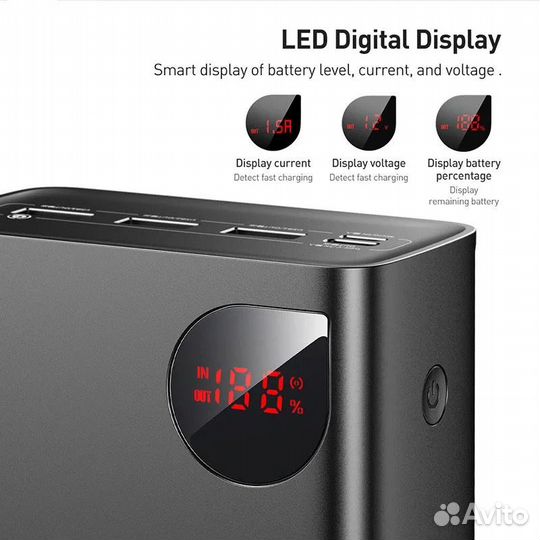 Внешний аккумулятор Baseus Adaman 40000mAh 22.5W