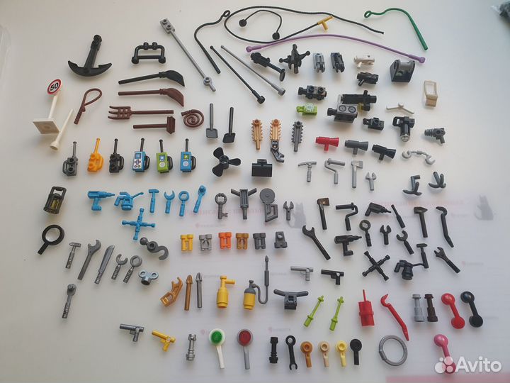 Аксессуары лего френдс, сити поштучно,еда,оружие