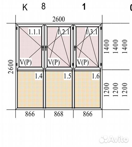 Окна в пол на балкон