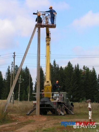 Монтажные работы установка опор леп выполняем ту