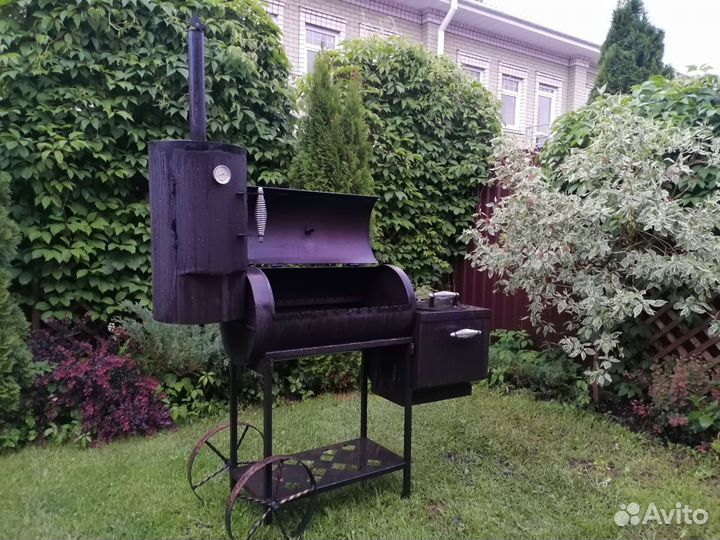 Мангал гриль коптильня смокер 