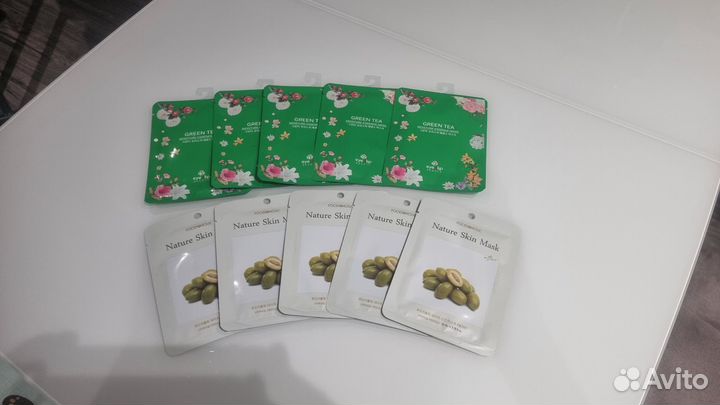 Маски для лица Корея, срок 2025 год