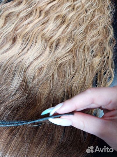 Изготовление тресса из натуральных волос, под зака