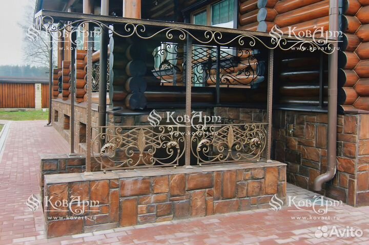 Кованые навесы с гарантией