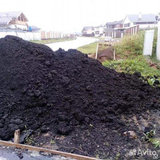 Чернозем готовый грунт с перегноем