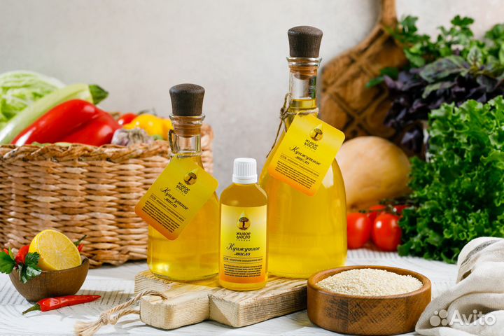 Масло сыродавленное кунжутное