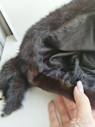 Шапка норковая женская