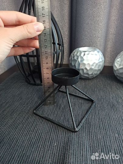 Подсвечник, аромалампа, свечи