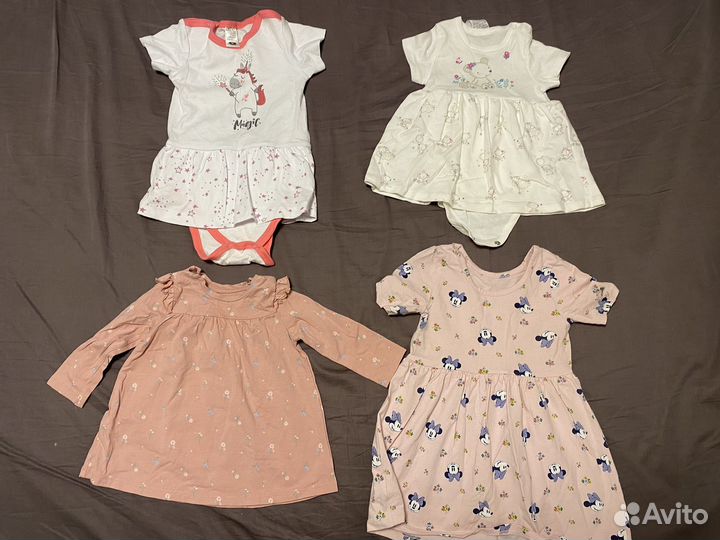 34 одежки для девочки от 0 до 1,5 лет