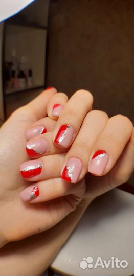 Маникюр на дому наращивание ногтей