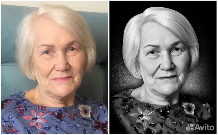 Ретушь фото на памятник