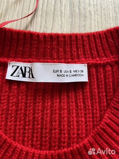 Костюм женский теплый джемпер и юбка Zara