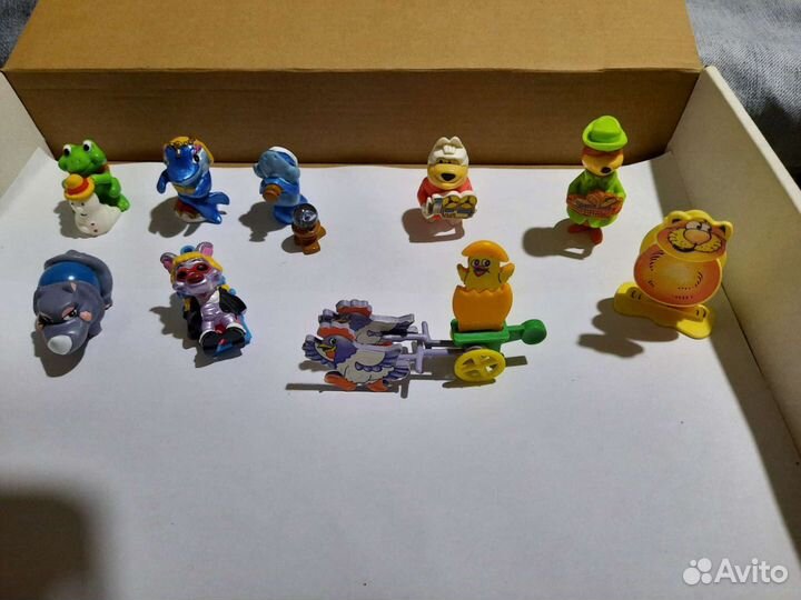 Игрушки из киндер-сюрприза 90-х годов