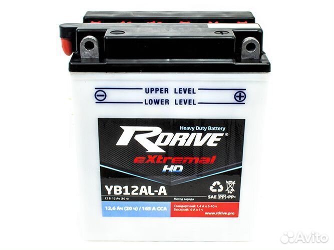 Доставка Акб RDrive yb12al-A для мотоцикл Kawasaki