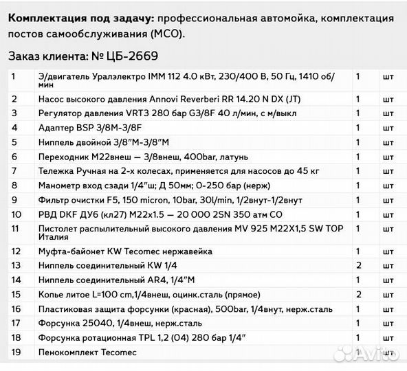 Мойка высокого давления 200 бар (Россия+Китай)