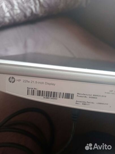 Монитор hp 22 дюйма