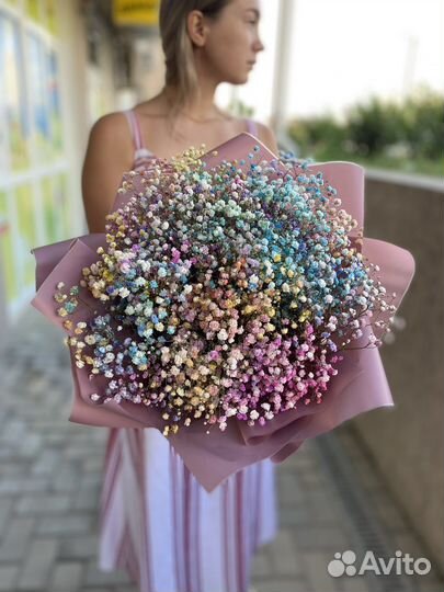 Букет из гипсофилы