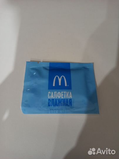 Влажная салфетка Макдональдс