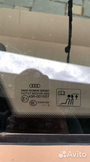 Форточка задней двери глухая Audi A6 C7