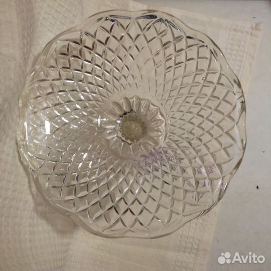 Ваза для фруктов на ножке СССР