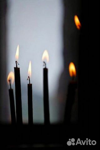 Свечи восковые церковные