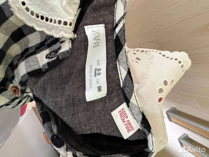 Детские вещи zara пакетом для девочек 2-3 года