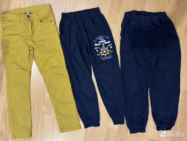 Большое пакет фирменных вещей для мальчика 122-128