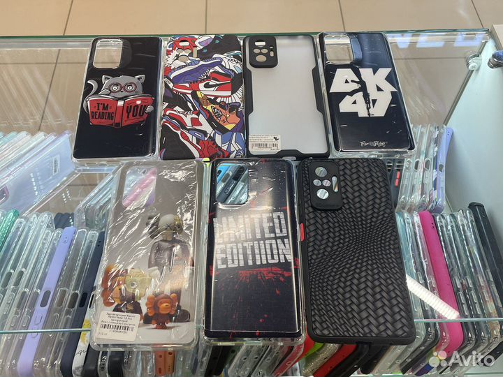 Чехлы защитные стекла на Xiaomi Redmi Note 10 Pro