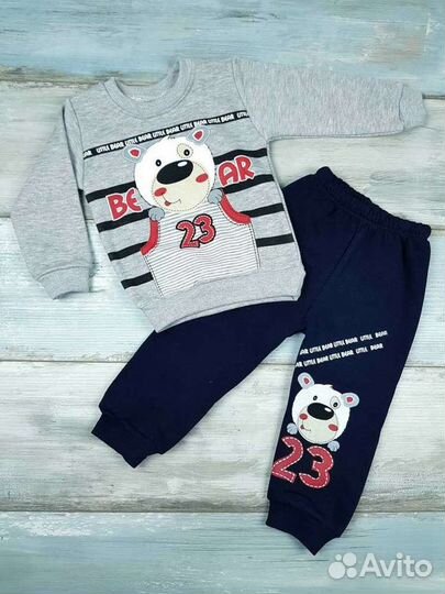 Костюм детский тёплый с начёсом