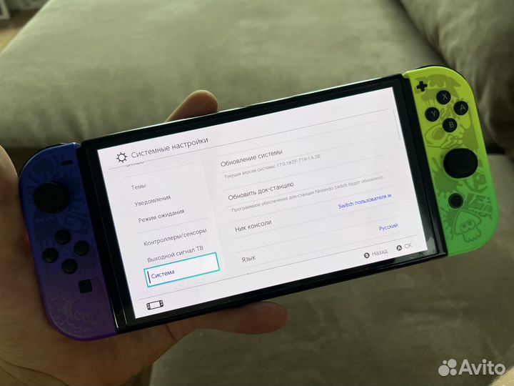 Nintendo switch oled прошитая + 256 samsung