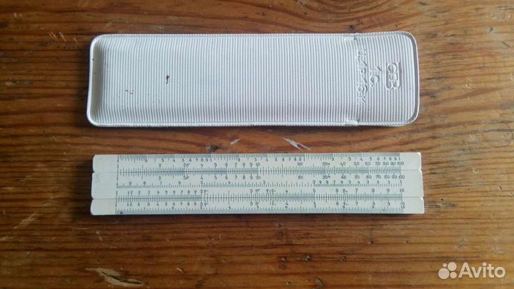 Линейка логарифмическая карманная. Новая. СССР