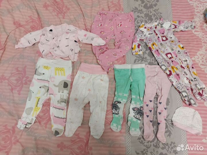 Вещи пакетом на девочку 56-62