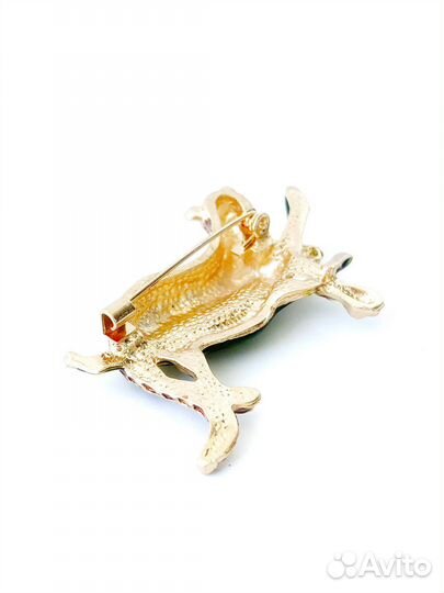 Брошь леопард