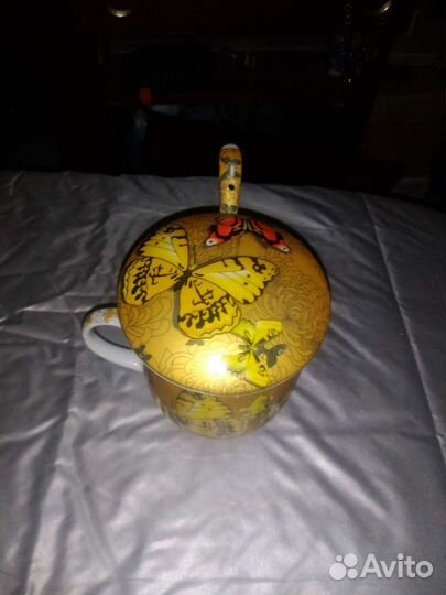 Кружка чайная Фарфоровая