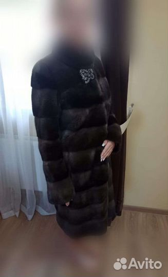 Шуба норковая 44 46 поперечка